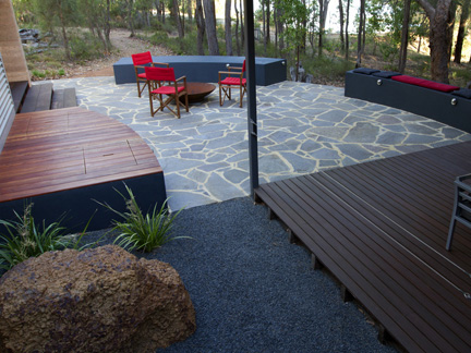 Lake views from new entertaining area